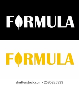 Modern Logo Design Featuring Environmental Leaf Elements and Bold Text