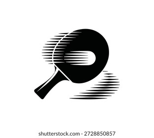 Un diseño de logotipo moderno con un tenis estilizado