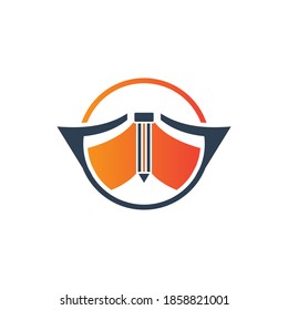 modern logo design of financial marketing education