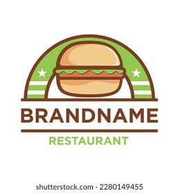 Modern logo design with food theme