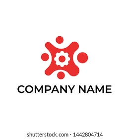 Modern logo design for gear tech