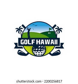 modern logo design for golf sports