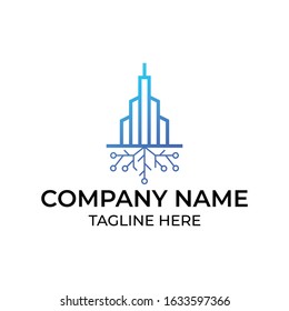 Modern logo design for hotel and building