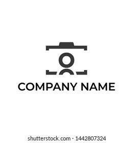Modern logo design for human and camera