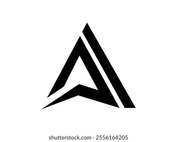 Modern A Logo Design Illustration