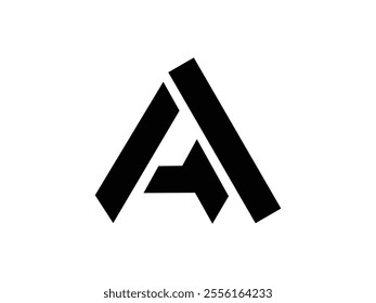 Modern A Logo Design Illustration
