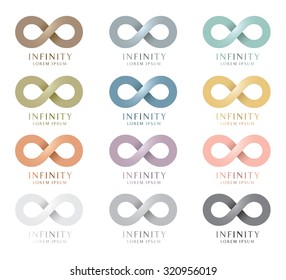 Modern Logo Design : Infinity : Vector Illustration