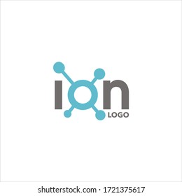 modern logo design for letter ion