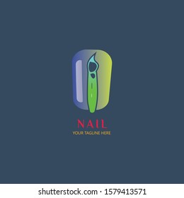 Modern logo design for manicure and nail salon , cosmetics logo