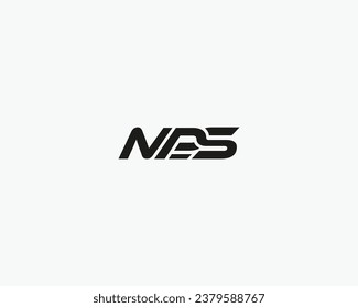 Modernes Logo-Design. Design des Logos für kreative NPS-Buchstaben