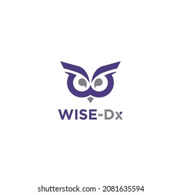 modern logo design with owl head icon
