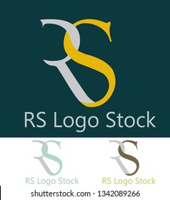 Modern Logo Design- RS Logo-Dynamic Logo