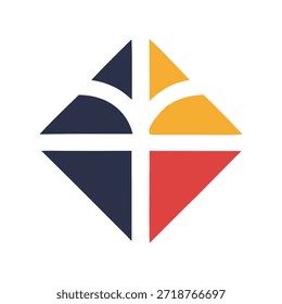 Colección moderna de la placa de Vector de las Formas del diseño del logotipo