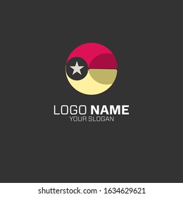 modern logo design with star