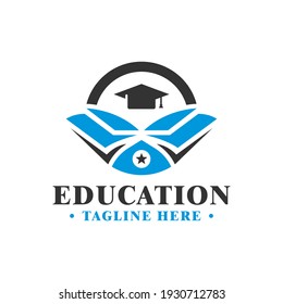 modern logo design symbol of education