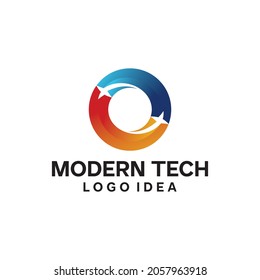 modern logo design for technology company