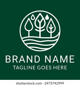 A modern logo design template