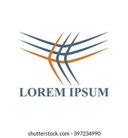 Modern  logo design template. Vector creative symbol. EPS10.