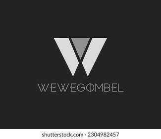 Plantilla moderna de diseño de logotipo. El logotipo W es moderno y elegante. Resumen emblema W letra del logotipo de diseño elemento de logotipo para su negocio.
