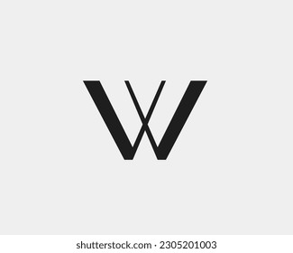 Modernes Logo-Design-Template. W Logo modern und elegant. Abstraktes Emblem W Brief Logo Design-Logotyp Element für Ihr Unternehmen.