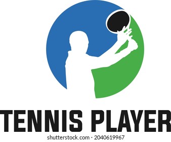 modern logo design for tennis sport identity