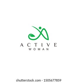 Modern logo design that represent the leaf. organics - EPS10 - Vector.