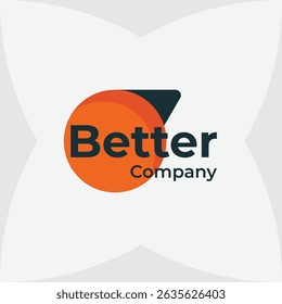 Modern Logo Design Using Abstract Shapes and Symbols, Modern Better Company Logo Design
