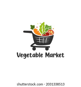 modern logo design for vegetables market