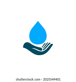 modern logo design for water services solution