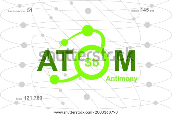 Modern Logo Design Word Atomatoms Belong Stock Vector Royalty Free 2003168798