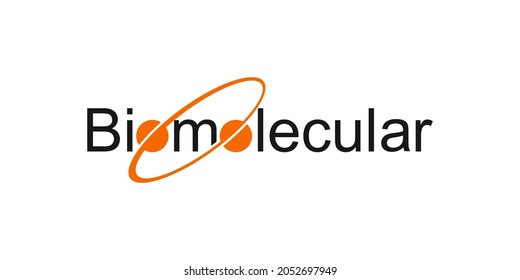 modern logo design for the word "Biomolecular".