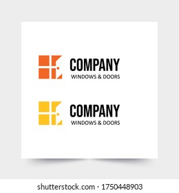 Modern logo for door and window companies