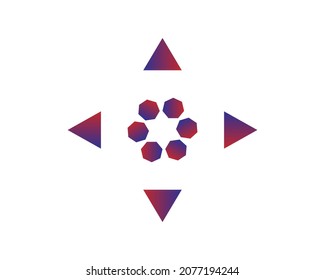 Modern logo element icon design with business card template. Best for identities and logotypes