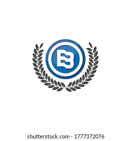 modern logo emblems letter B