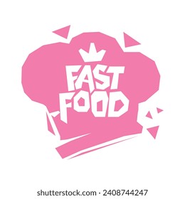 Modern logo for fast food cafe restaurant Vector logo