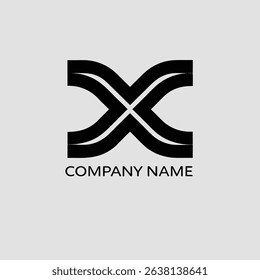 A modern logo featuring a stylized letter X formed by intersecting diagonal lines, utilizing a minimalist design aesthetic and a diverse color palette.
