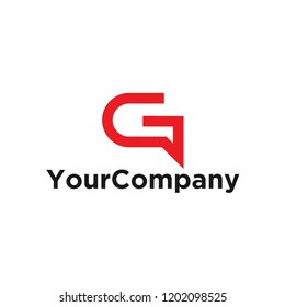 Modern Logo G chat 