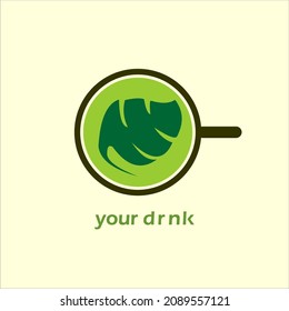 modern logo for healthy natural drinks