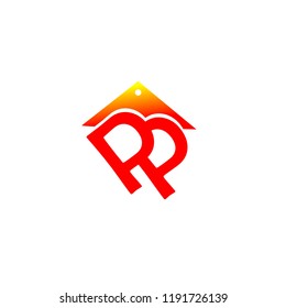 modern logo initial letter