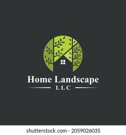 modern logo for landscape identity