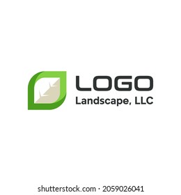 logotipo moderno para la identidad paisajística