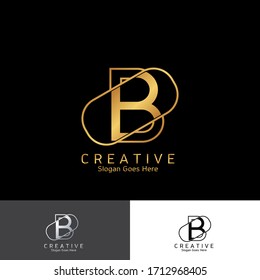 Modernes Logo Letter B Vektorillustration Design für Markenidentität