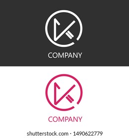 MODERN LOGO LETTER K CONCEPT
