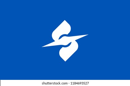 Modern logo letter S