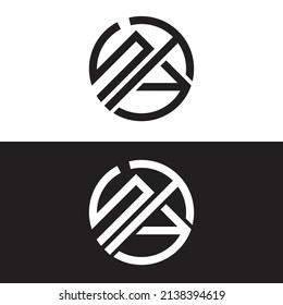 Modern logo letter STE with circle shape