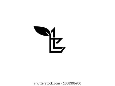 Moderner Logo-Letter T-Linearblatt-Vektorgrafik