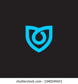 modern logo letter V