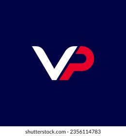 modern logo letter V and P, vector