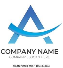 Modern Logo For Letter A Logo Vector For Company Name or Brand Name