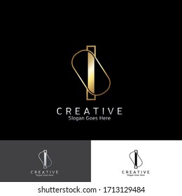 Modern Logo Letter I  Vector Design for Brand Identity